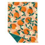 Linge à vaisselle orange matinal