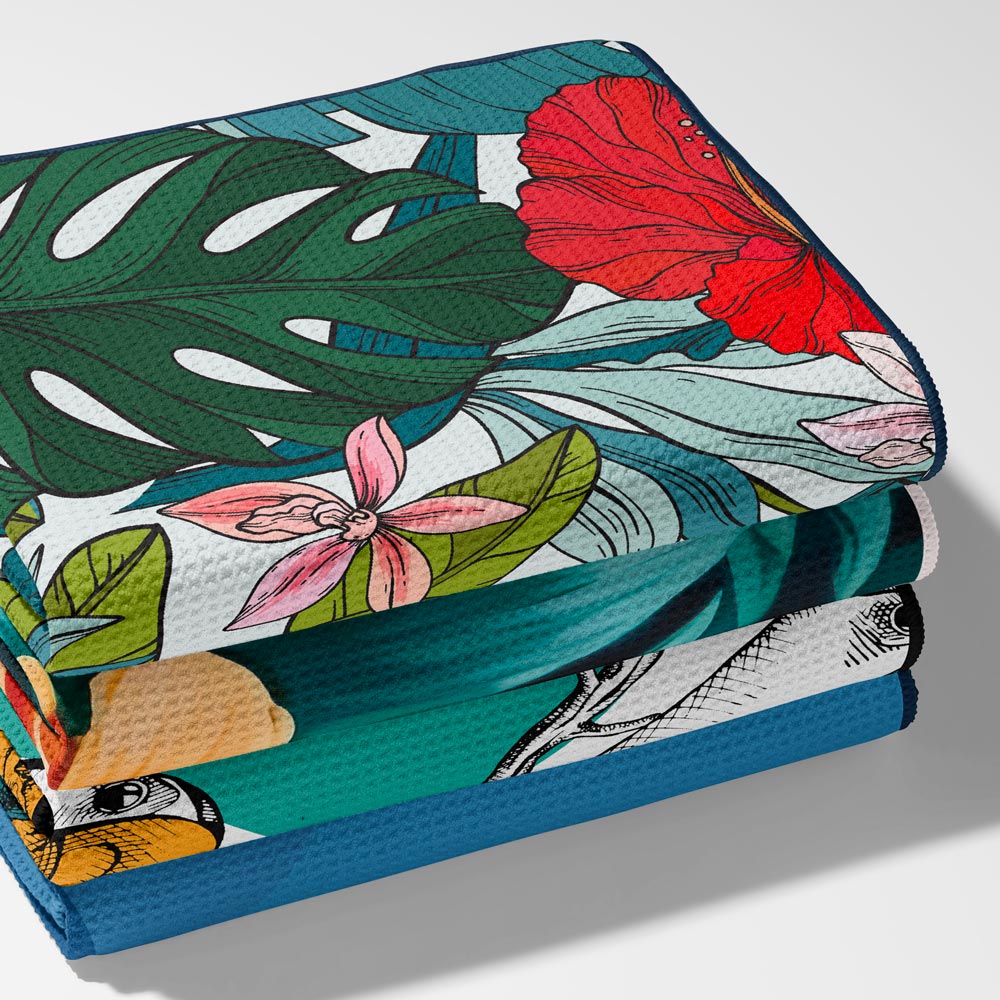 boutique DayDream towels - microfibre gaufrée