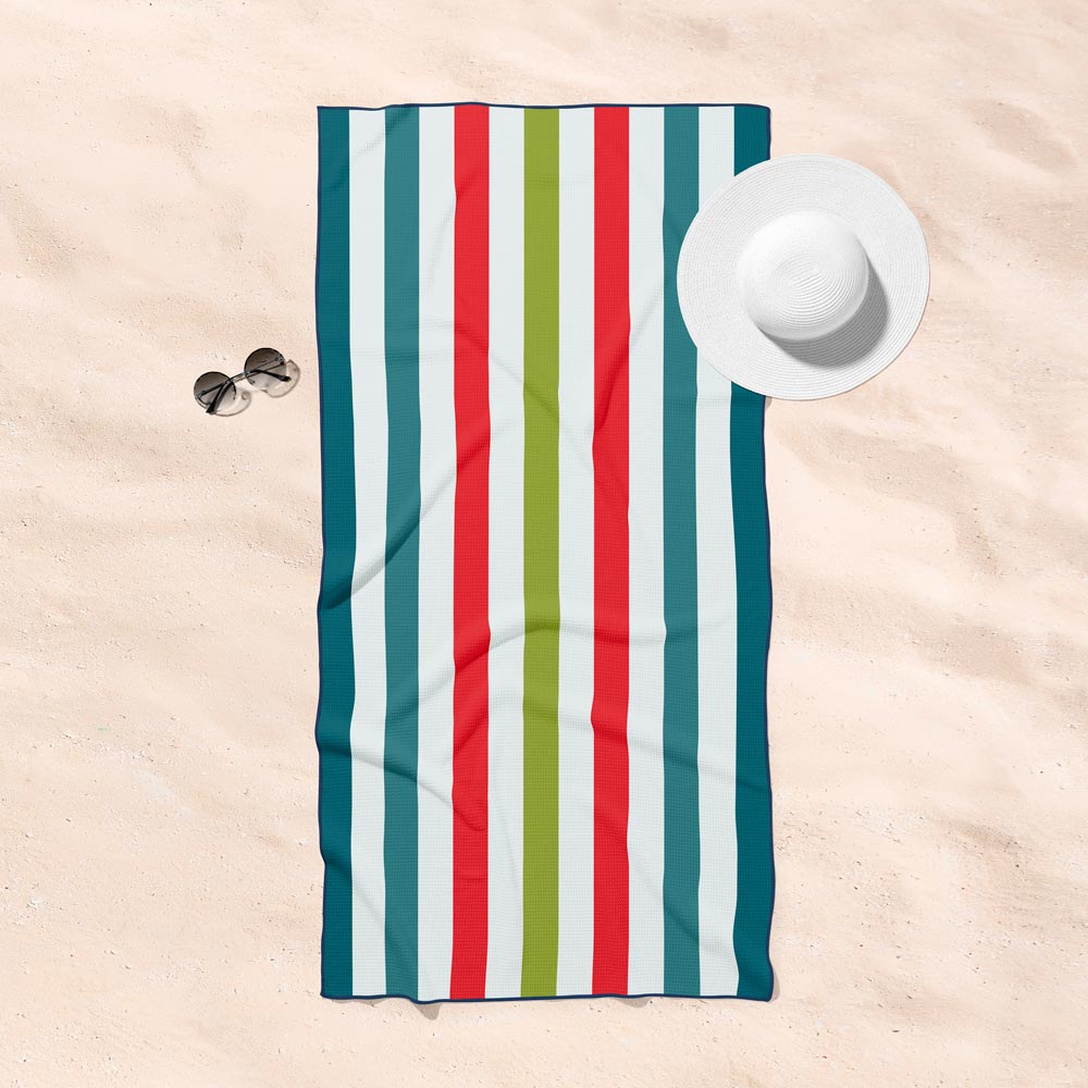 Serviette jardin tropical verso