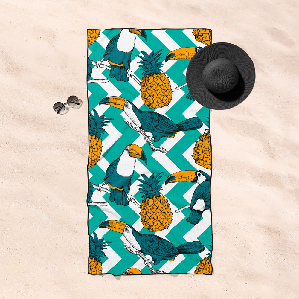 Serviette toucan verso