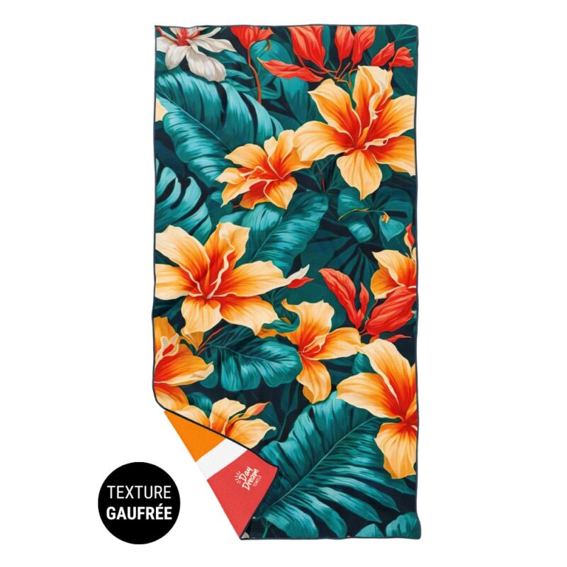 Beach towel - Hibiscus wave