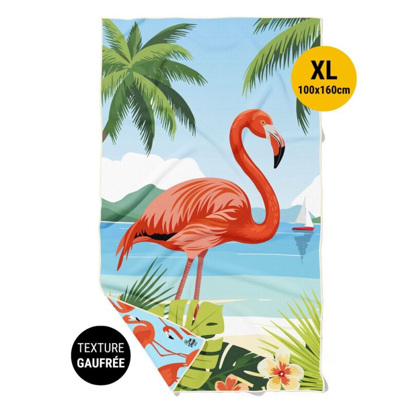 Beach towel - Hibiscus wave (Copie)