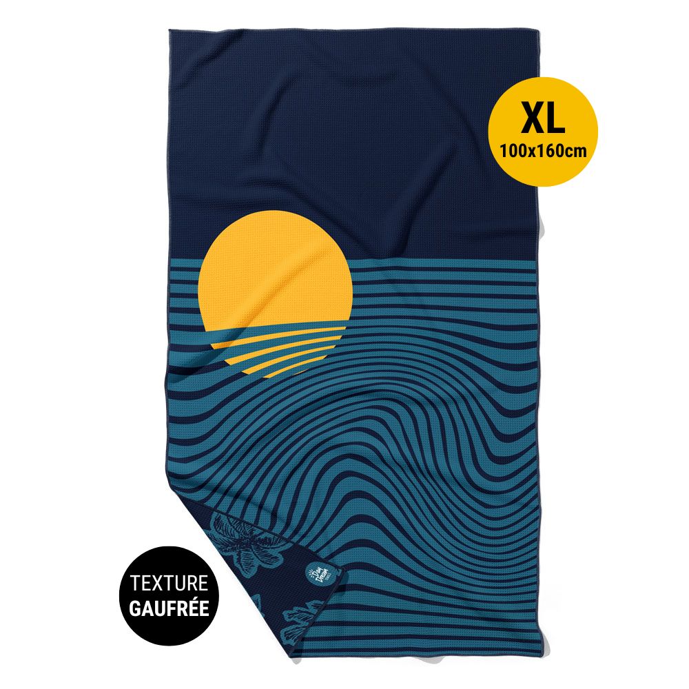 Beach towel - Hibiscus wave (Copie) (Copie) (Copie)