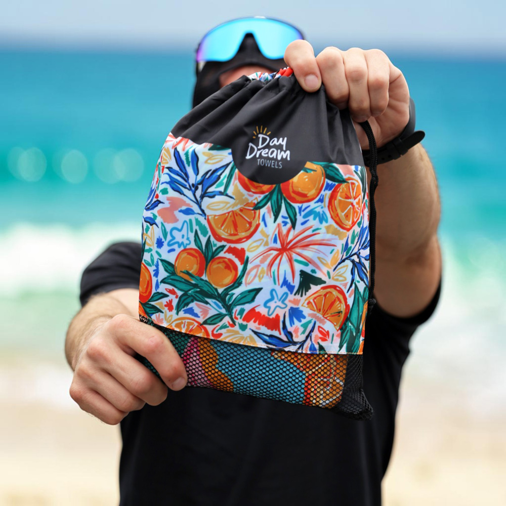 Serviette de plage XL - Zeste d’Été - Gaufrée – Image 3